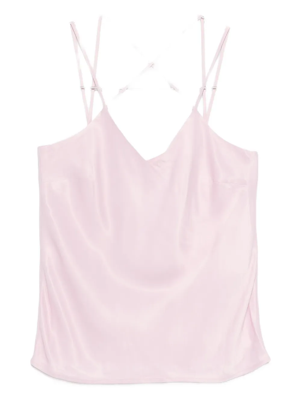 

Топ с перекрещивающимися бретелями Twinset, розовый