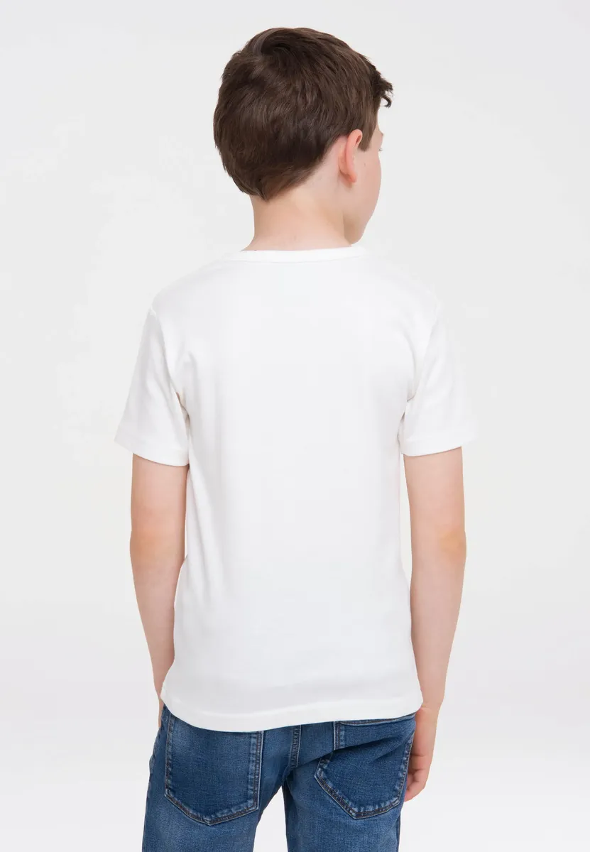 Logoshirt Футболка "Смайлик" с великолепным смайликом, белый — фото 4