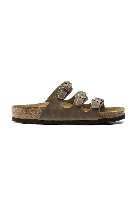 Кожаные шлепанцы Florida SFB Birkenstock, зеленый