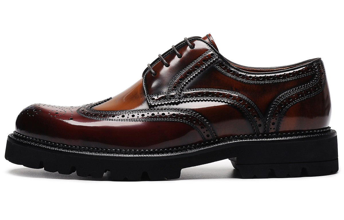 

ELLE HOMME Туфли мужские бордовые