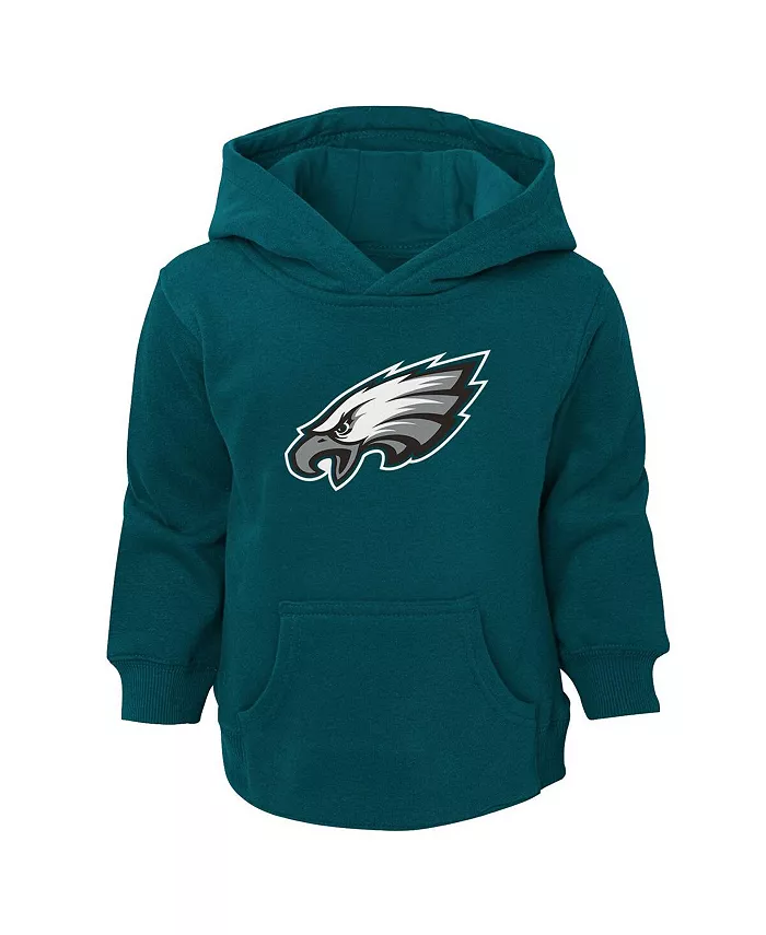 

Детская толстовка с капюшоном Philadelphia Eagles логотип, цвет Midnight Green Outerstuff