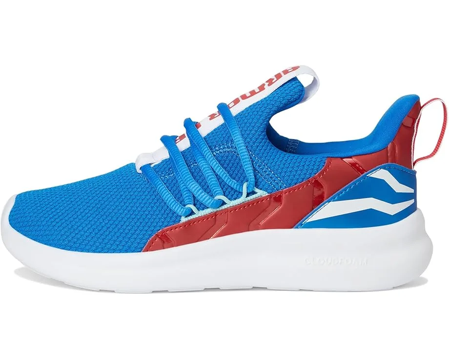 Кроссовки Adidas Kids Marvel Lite Racer Adapt 7.0 Shoes (Little Kid/Big Kid), Bright Royal/White/Pure Ruby — фото 4