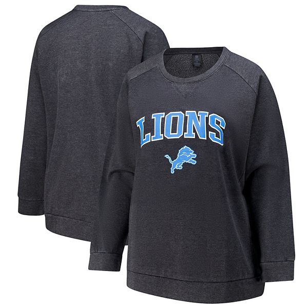 

Женский свитшот raglan Detroit Lions acid wash Profile