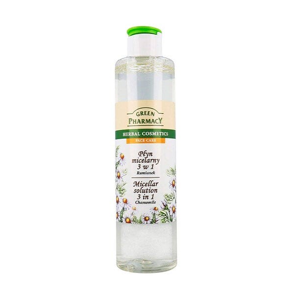 

Мицеллярный раствор 3 в 1 ромашка 250 мл Green Pharmacy