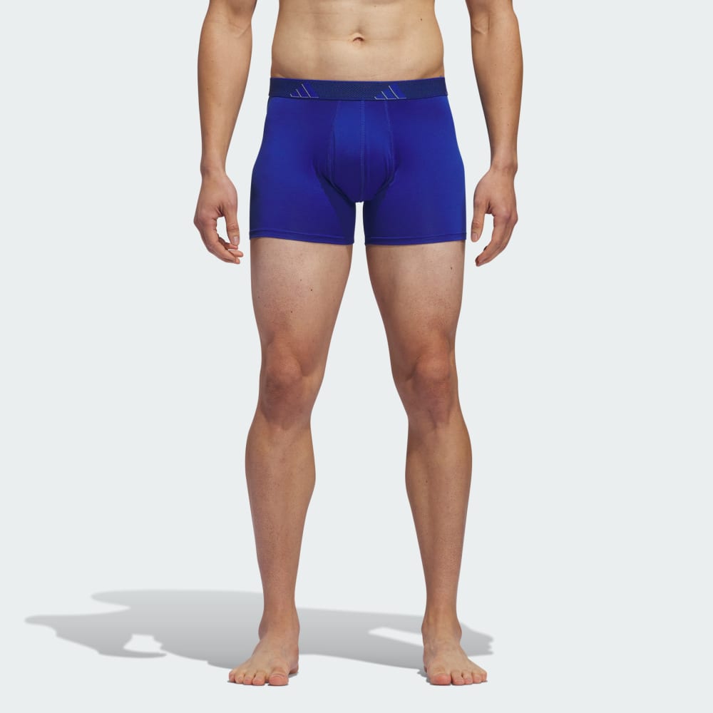 

Трусы Adidas Microfiber 3-Pack Trunk Underwear, цвет Blue/Grey/Legend Ink
