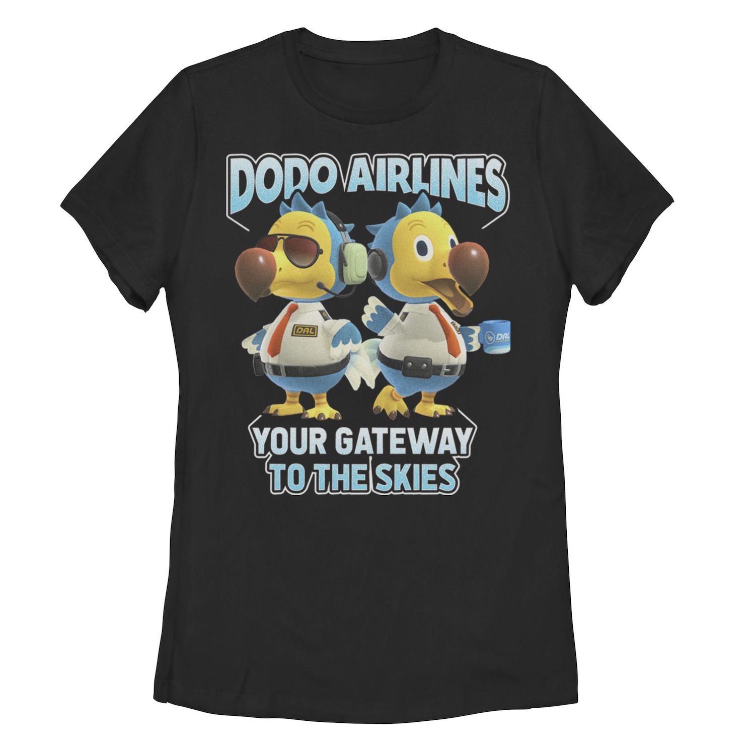 

Футболка Animal Crossing для юниоров Dodo Airlines «Ваши ворота в небо» Licensed Character