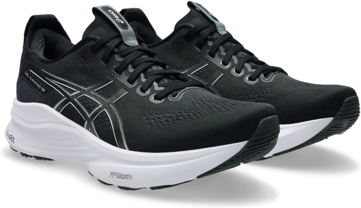 Мужские кроссовки для бега ASICS Gel-Kayano 32, черно-белый — фото 2