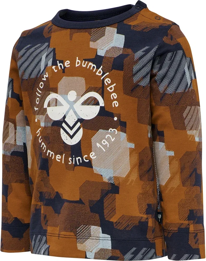 Футболка хлопковая Hummel, синяя