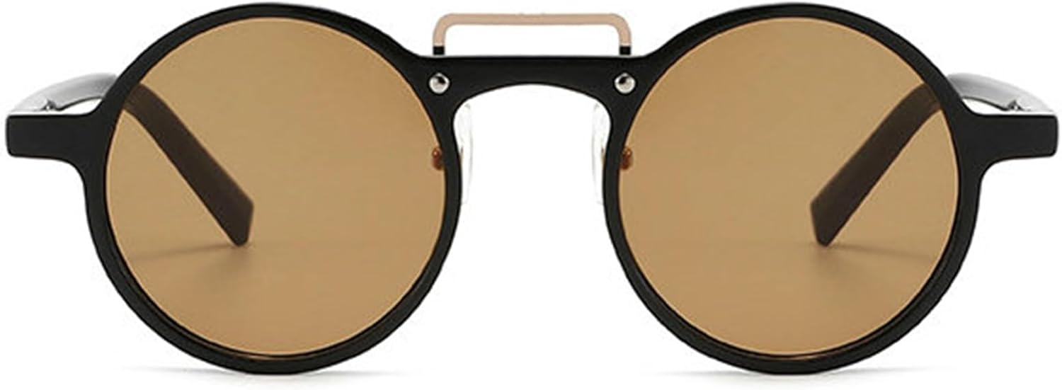 

Солнцезащитные очки Helena маленькие круглые, для мужчин и женщин, в винтажном панк-стиле, с металлической оправой, градиентный дизайн, защита от УФ-излучения UV400, C2