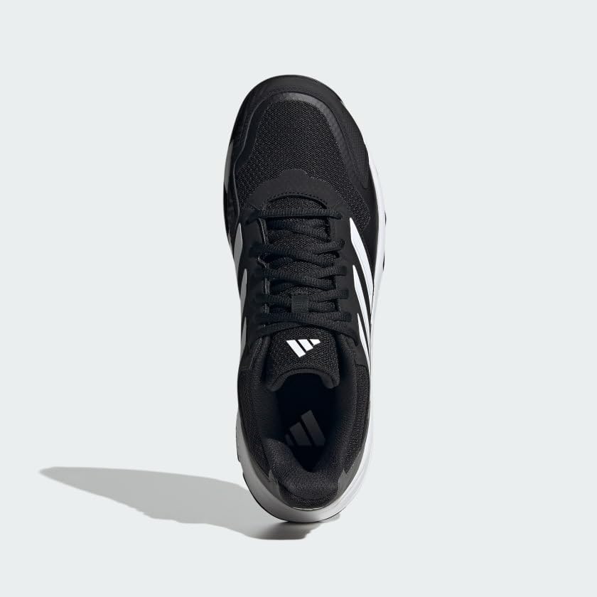 Мужские теннисные кроссовки Adidas Courtjam Control 3, белый/черный/серый — фото 3