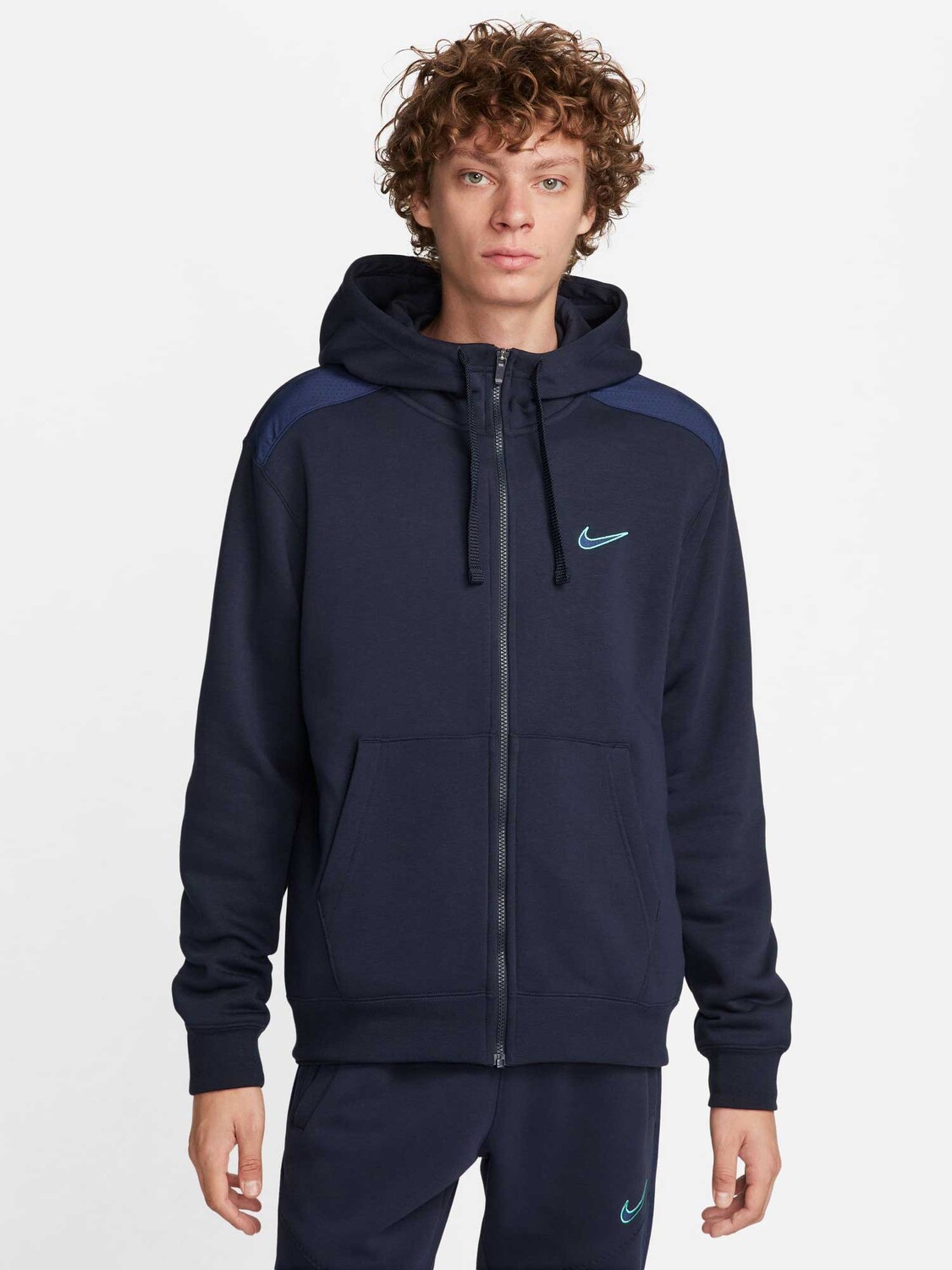 

Толстовка Nike M NSW SP FLC FZ HOODIE BB, синий