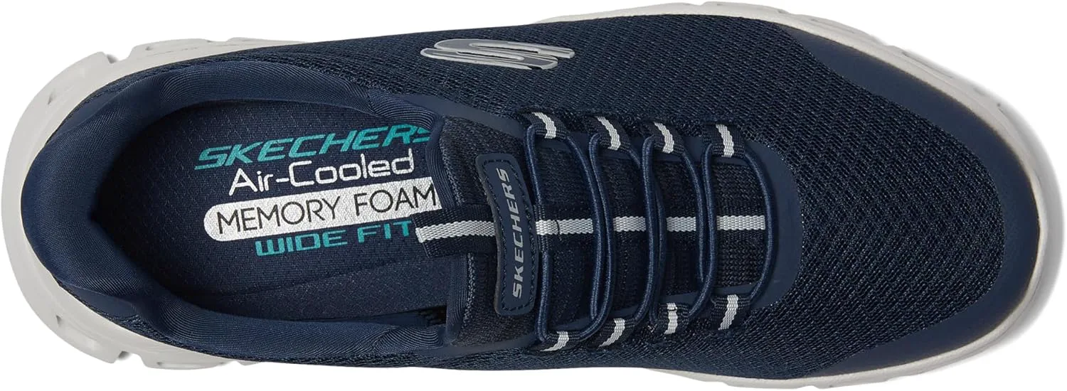 Мужские спортивные кроссовки Skechers Glide-Step Sylo, темно-синий — фото 2
