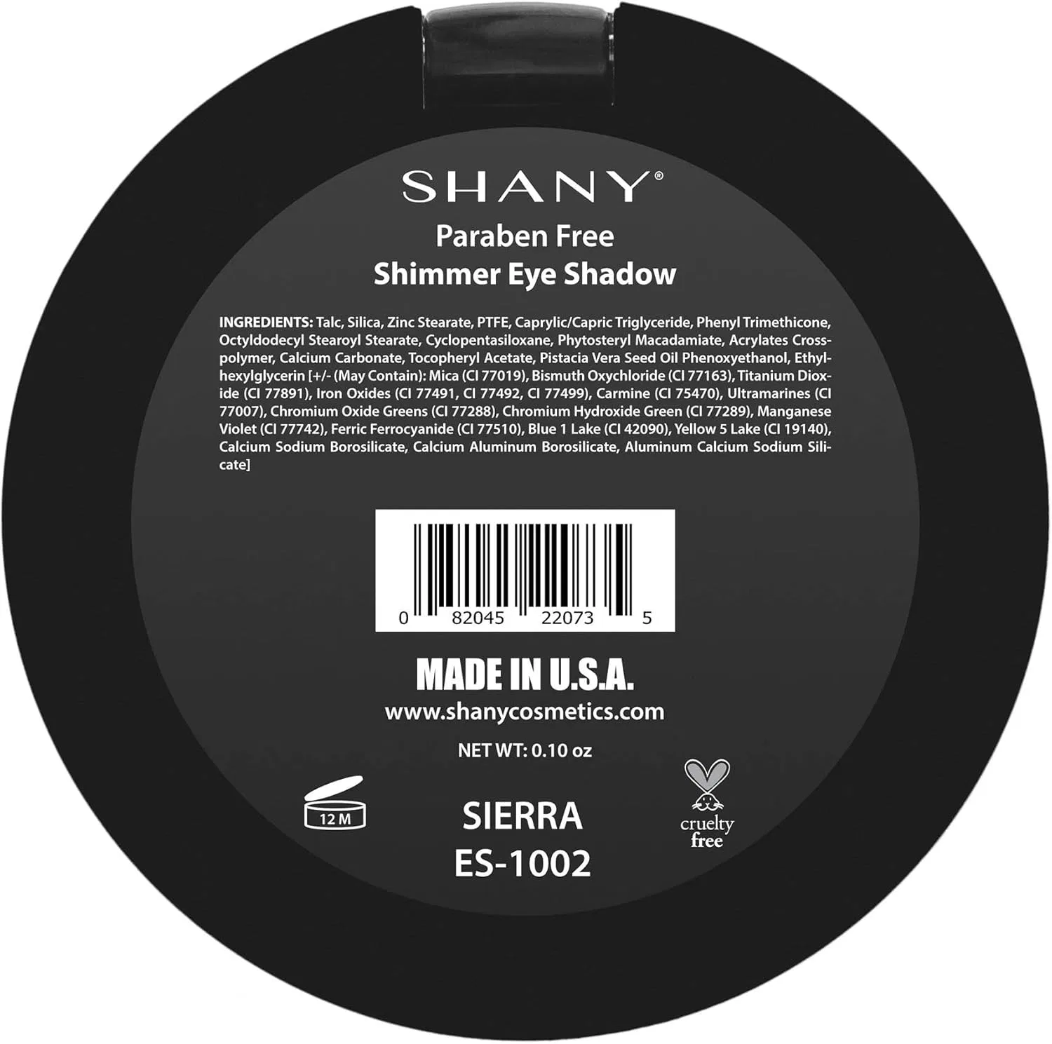 Тени для век Shany Silky Shimmer, оттенок Sierra, 1 шт., 0.03 фунта — фото 3