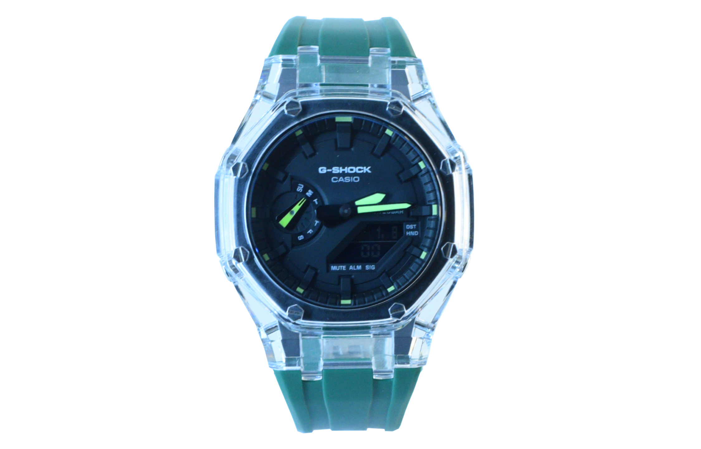 

Мужские часы CASIO Liquid Crystal/Analog Dual Display Series черные
