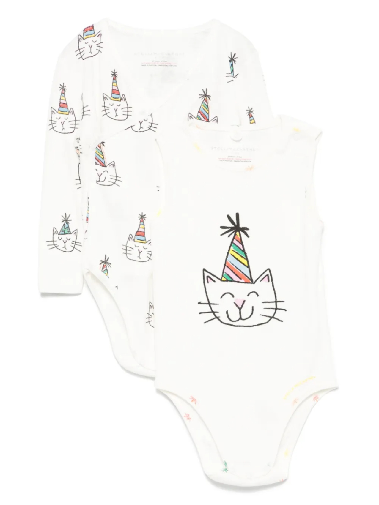 

Stella McCartney Kids комплект из двух боди с принтом, белый
