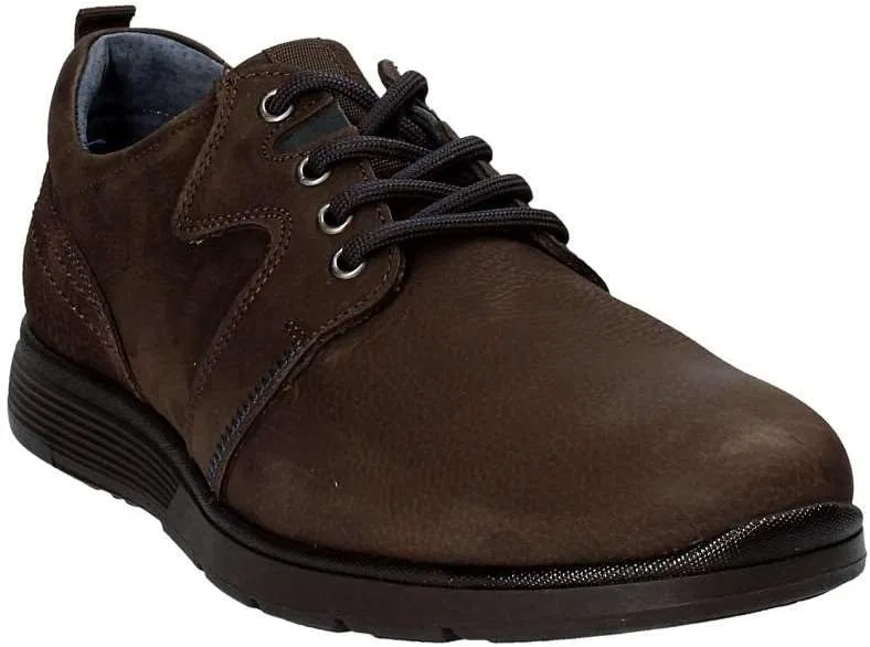 Мужские туфли на шнуровке Grunland SC3664 RIZZ из нубука, Dark Brown — фото 2