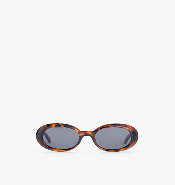 

Солнцезащитные очки Work it в овальной оправе из поликарбоната Le Specs, цвет dark tort