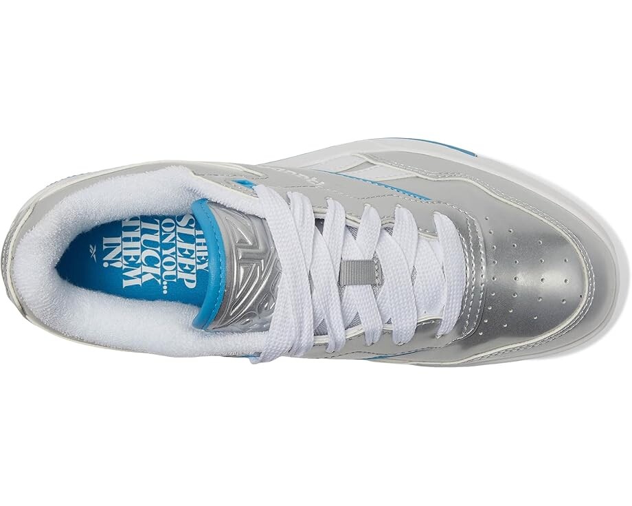 Кроссовки Reebok Lifestyle BB4000 II x Angel Reese, цвет Silver/Always Blue/White — фото 2
