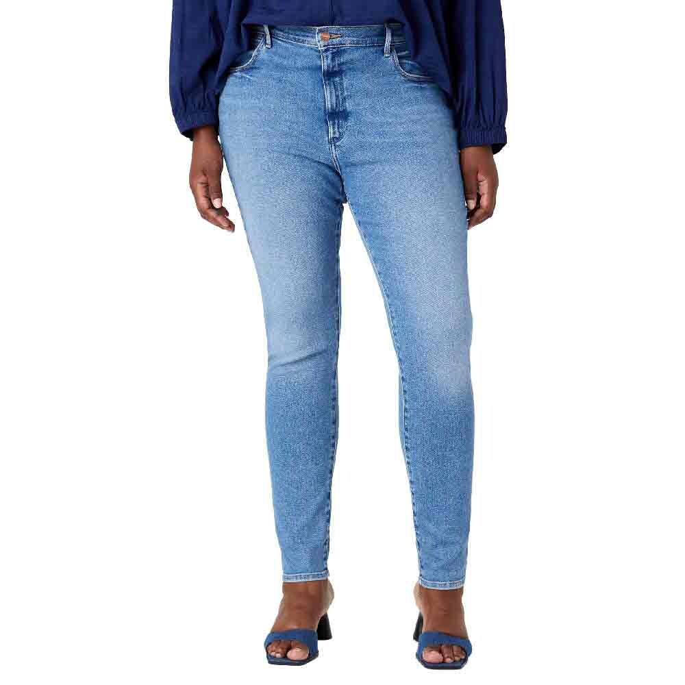 

Джинсы Wrangler High Rise Skinny, синий