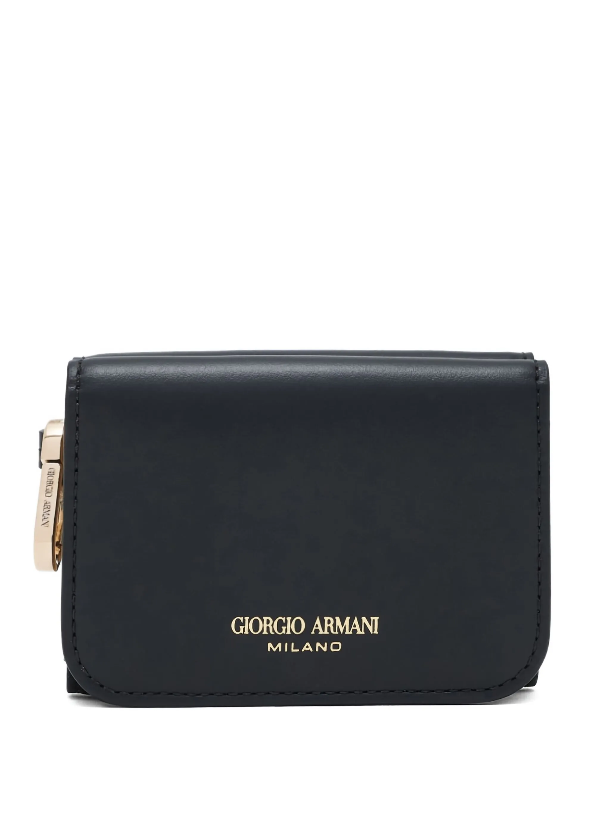 

Складной бумажник Giorgio Armani, черный
