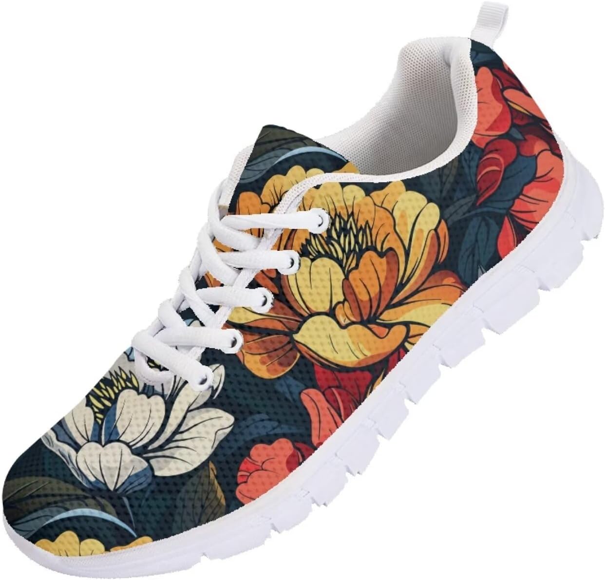 

Мужские беговые кроссовки Funnydude Funny Print 2025, легкие, дышащие, сетчатые, спортивные кеды, Peony