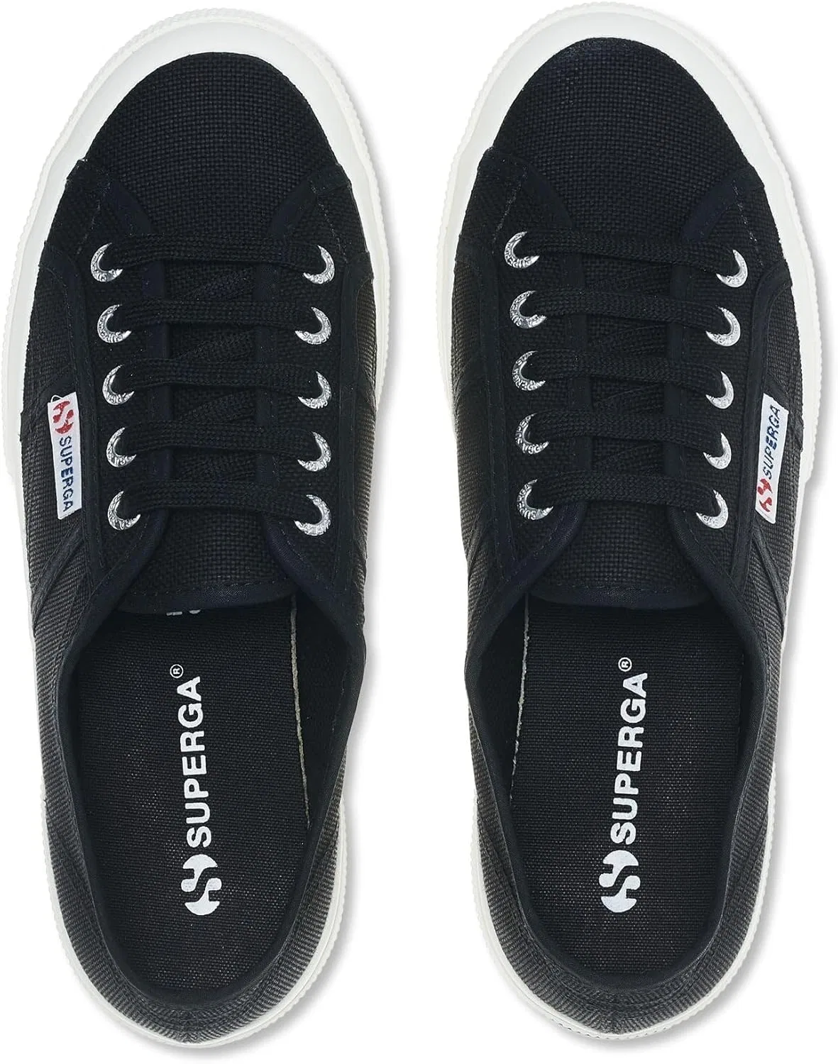 Кроссовки Superga Unisex 2750 Cotu Classic, Black F Avorio Adk Sp — фото 4