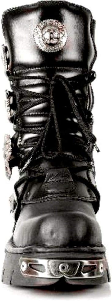 Ботинки New Rock 391 S1 Black Metallic Reactor Goth Biker унисекс — фото 2