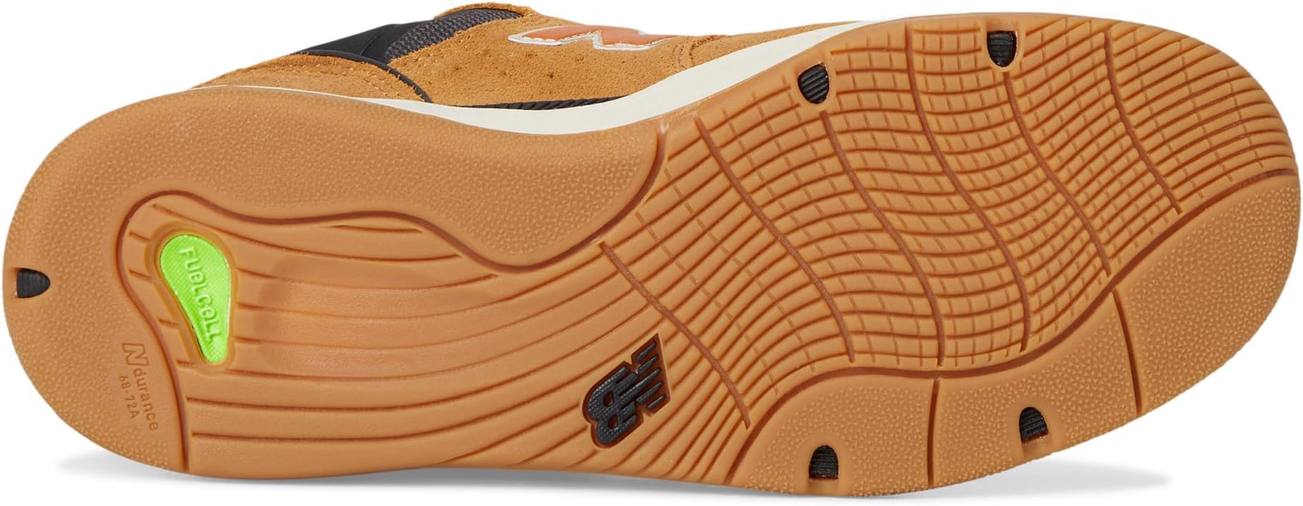 Кроссовки New Balance Numeric Unisex 1010 Tiago Lemos, Camel/Orange — фото 3