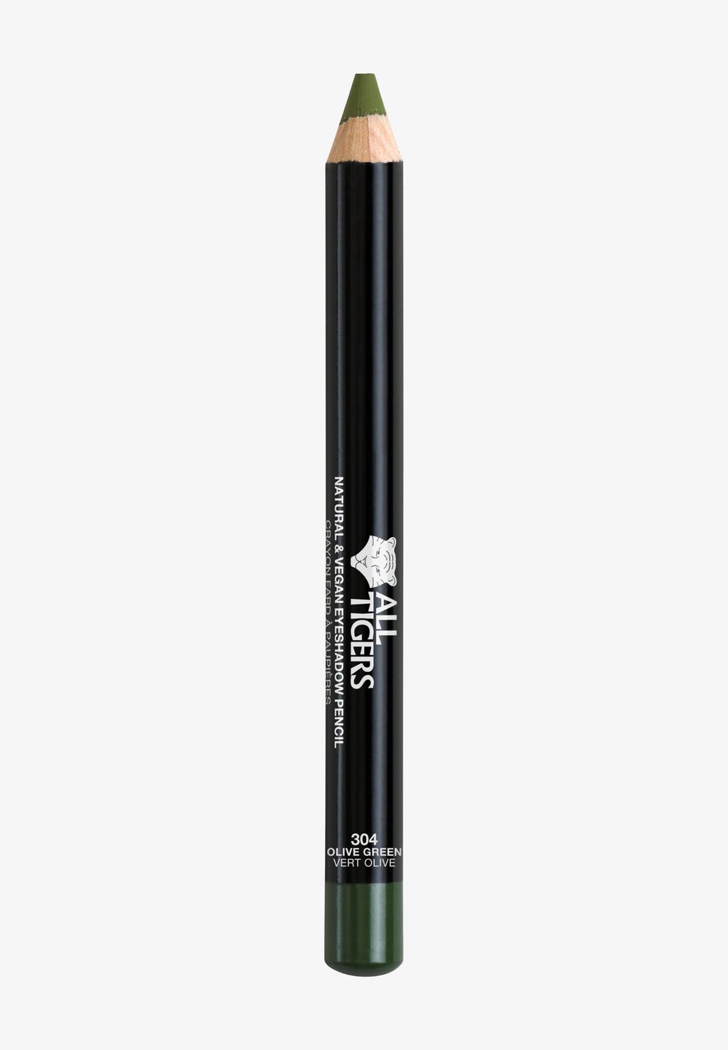 

Тени для век NATURAL & VEGAN EYESHADOW PENCIL All Tigers, цвет olive green "watch out i roar"