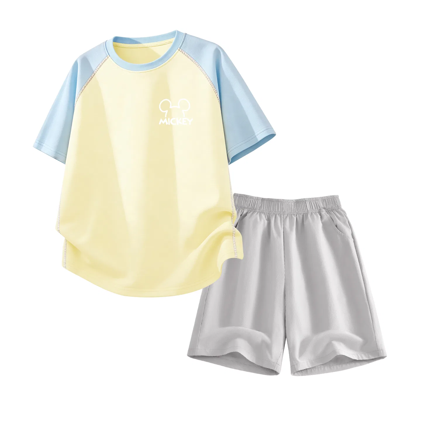 Детский спортивный костюм Disney Kids Casual Sportswear, бело-серый — фото 3