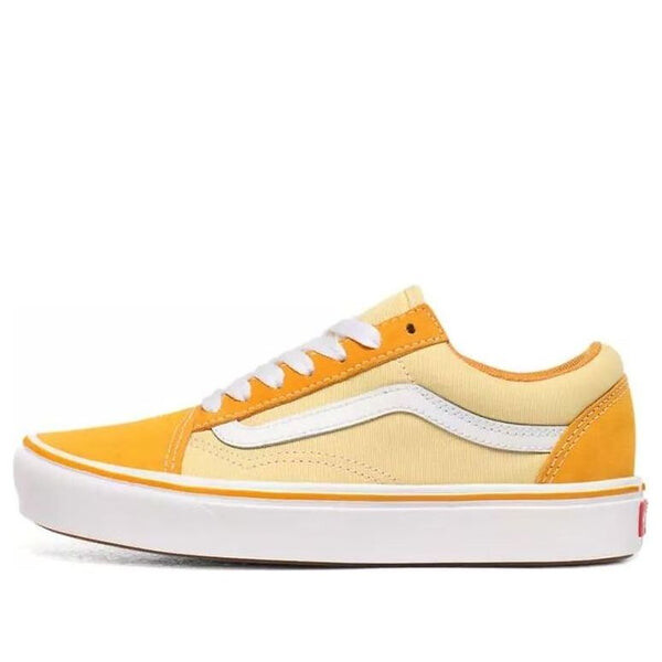 

Кроссовки suede and textile comfycush old skool yellow Vans, желтый