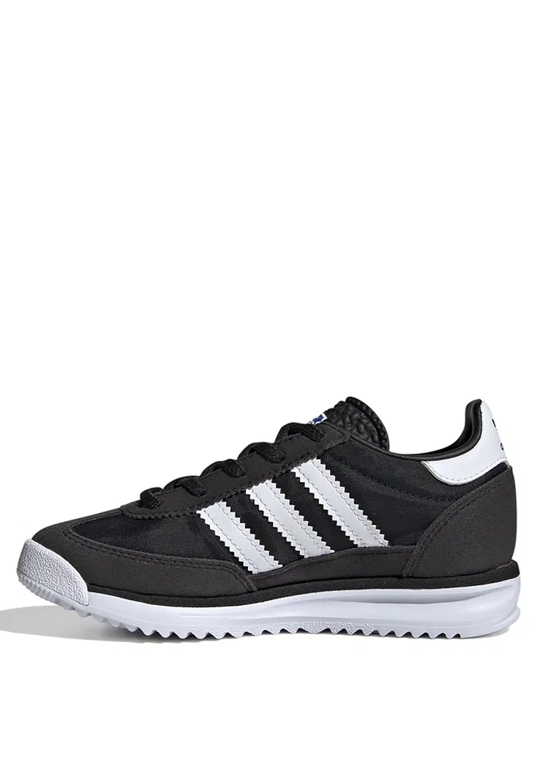Кроссовки детские, на эластичных шнурках, SL 72 RS, adidas, белый/черный/синий — фото 4