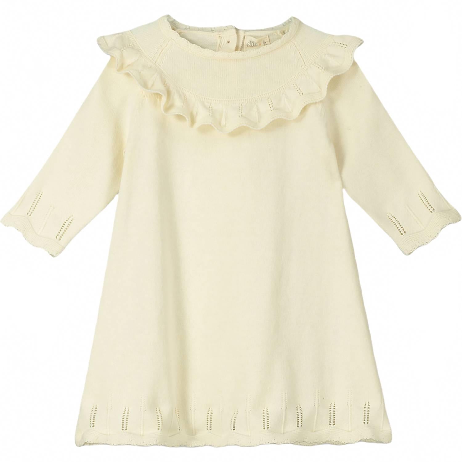 

Платье Tressa для девочек вязаное, цвет слоновая кость Ettie + h