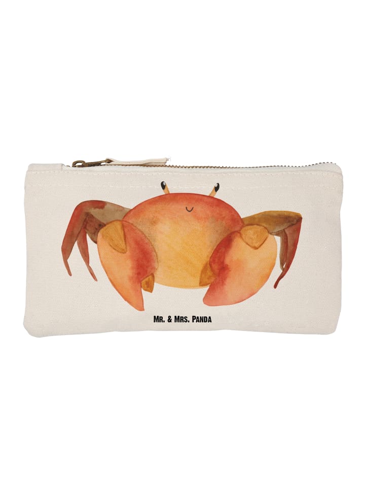 

Mr. & Mrs. Panda Пенал для карандашей, соответствующий знаку зодиака Рак, простой белый