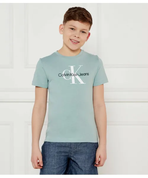 

Футболка Regular fit Calvin Klein Jeans, голубой