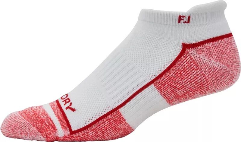 

Мужские носки для гольфа FootJoy ProDry Roll Tab — 2 шт., белый/красный