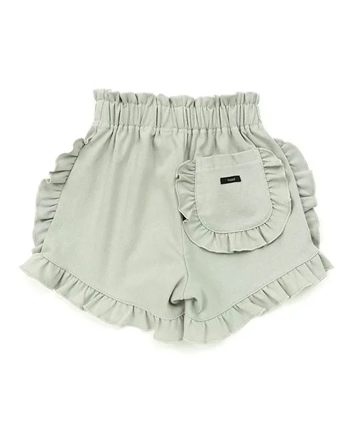 Детские шорты с оборками n.o.u.s SHORT PANTS мятные — фото 3