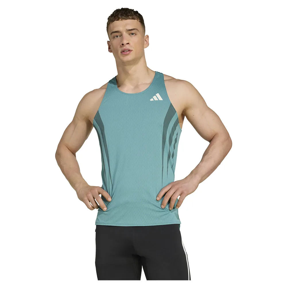 

Футболка без рукавов спортивная adidas Adizero Archive Running, синий