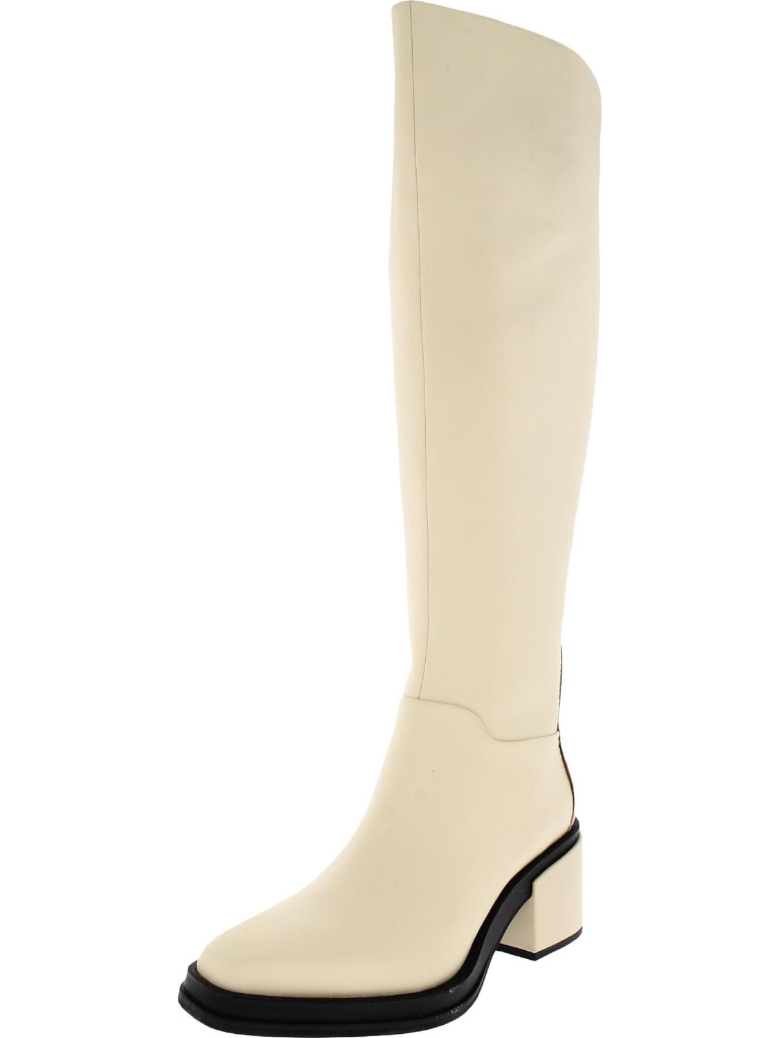 

Женские кожаные сапоги до колена Dorica Franco Sarto, цвет Cream Leather
