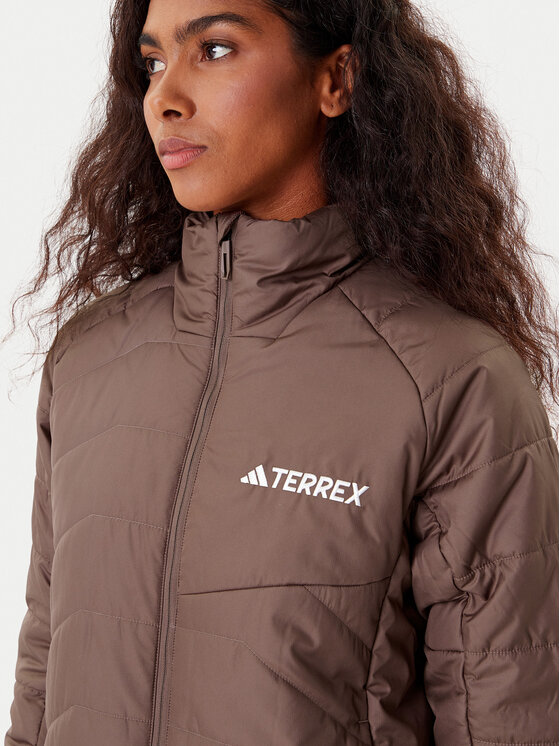 Зимняя куртка regular fit Terrex Multi JN0812 Adidas, коричневый — фото 4
