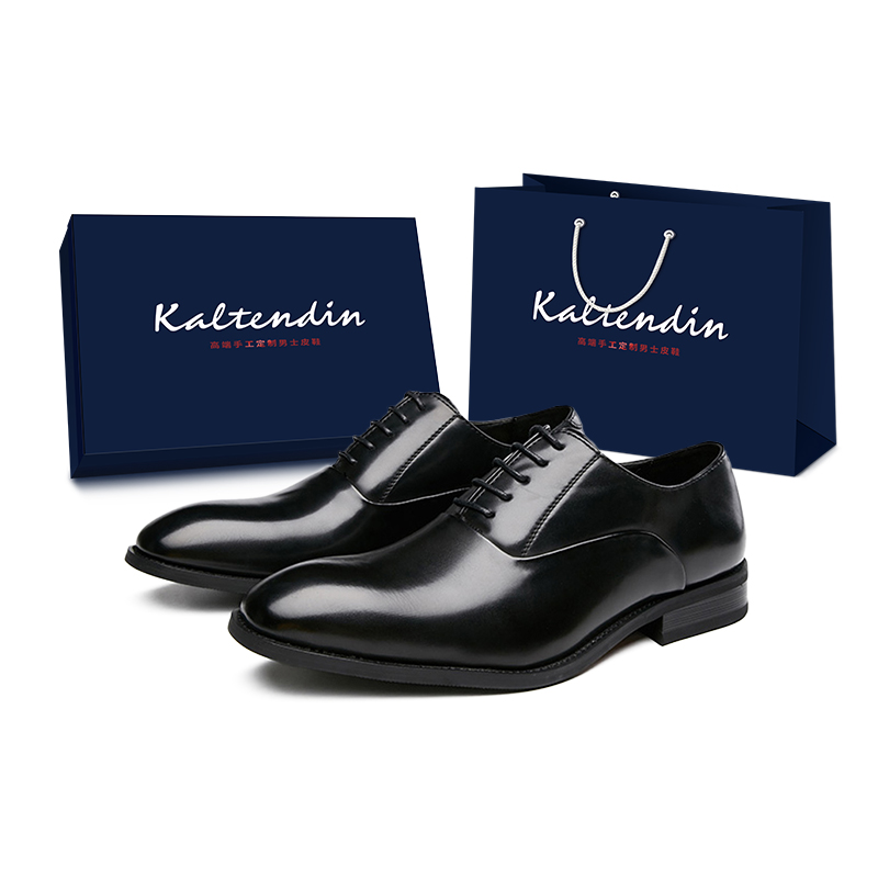

Kaltendin Классические деловые, модные, минималистичные, элегантные, официальные туфли для мужчин, черные