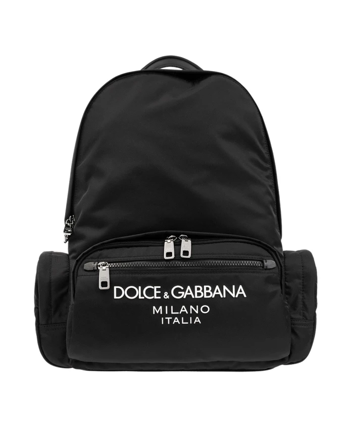 

Рюкзак с логотипом Dolce & Gabbana, черный