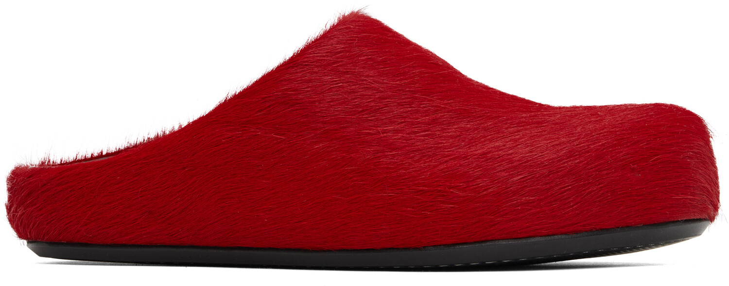 

Сабо Fussbett Loafers Slip-on Marni, красный