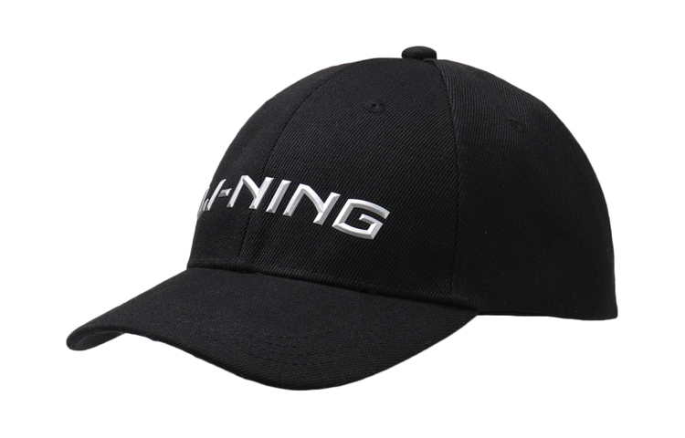 

LINING Бейсболка спортивная унисекс черная, Black