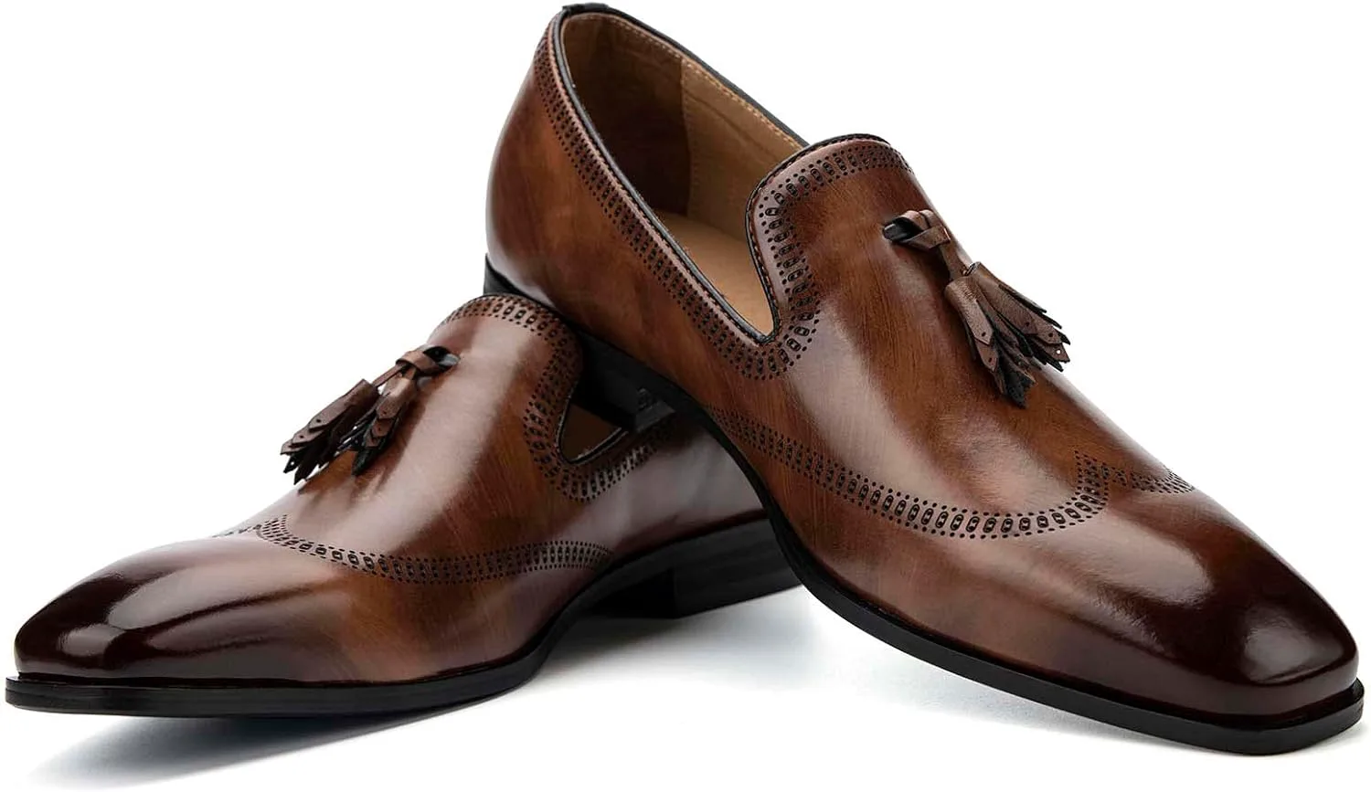 

Мужские туфли JITAI - повседневные лоферы из кожи и замши для мужчин, удобные туфли на низком каблуке, слипоны для свадьбы, деловых встреч и официальных мероприятий, черного или коричневого цвета, коричневый