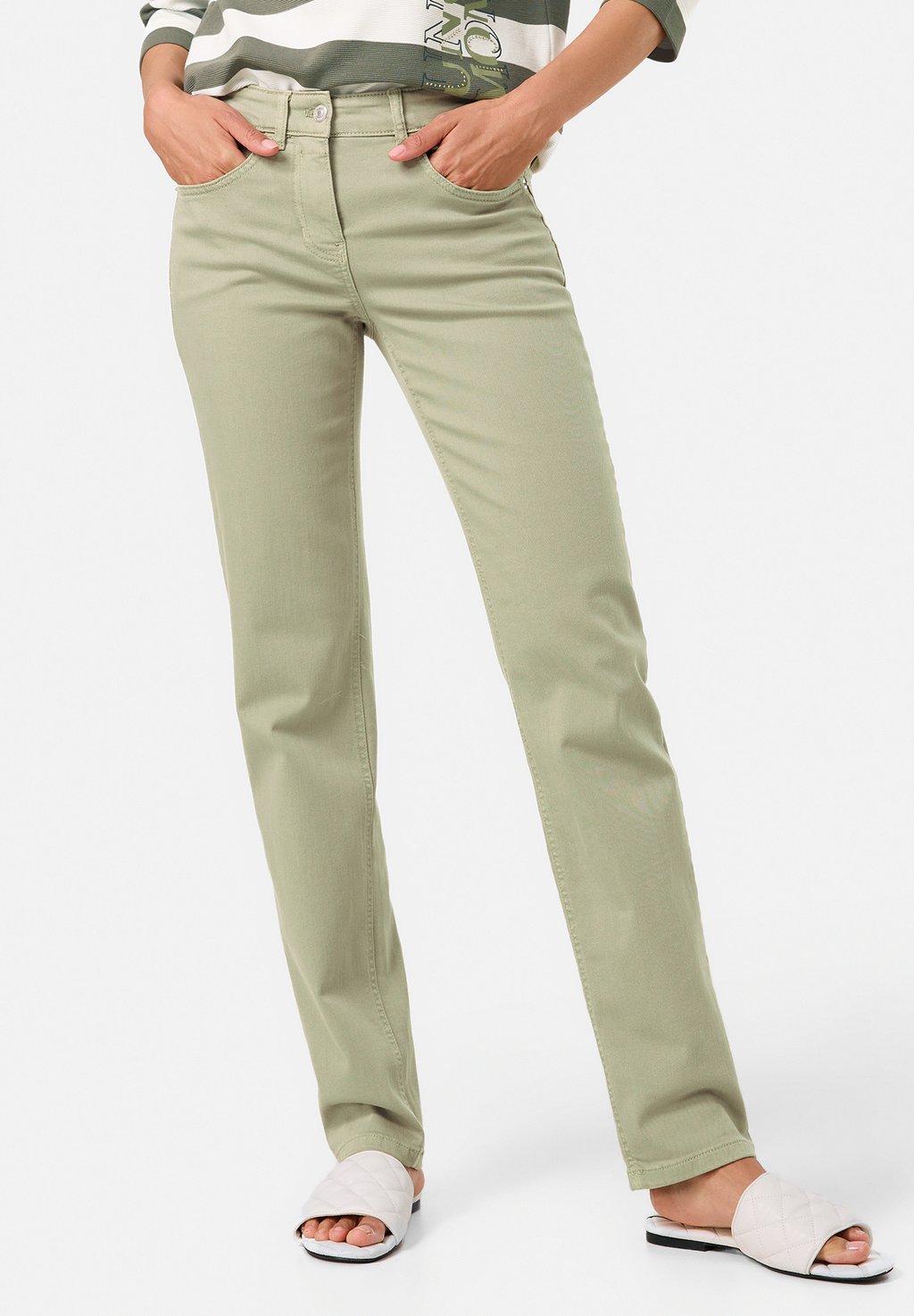 

Джинсы облегающего кроя LANG POCKET Gerry Weber, светло-зеленый