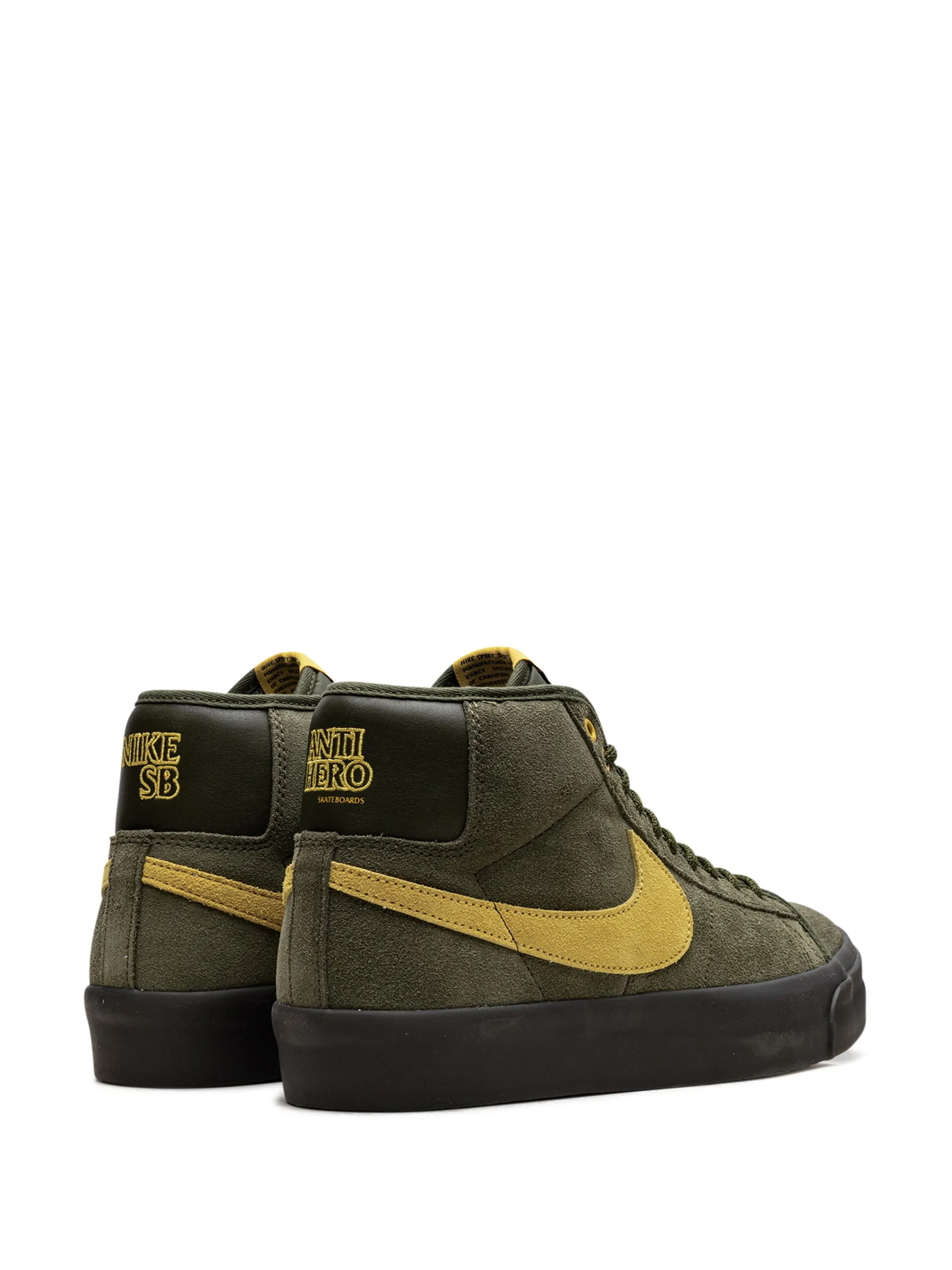 Кеды Zoom Blazer Mid из коллаборации с Antihero Nike, зеленый — фото 3