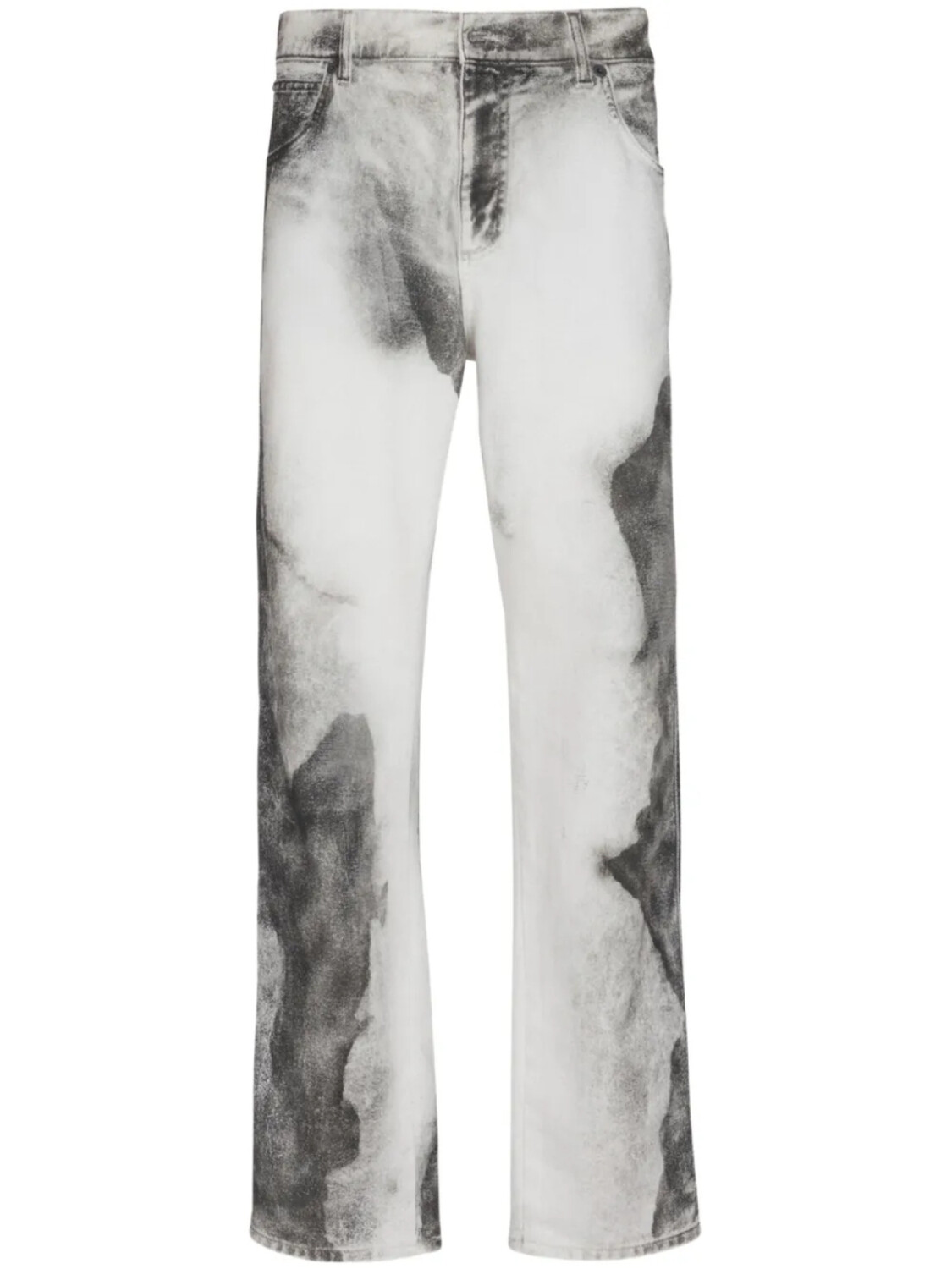 

Balmain джинсы Moon Print, белый
