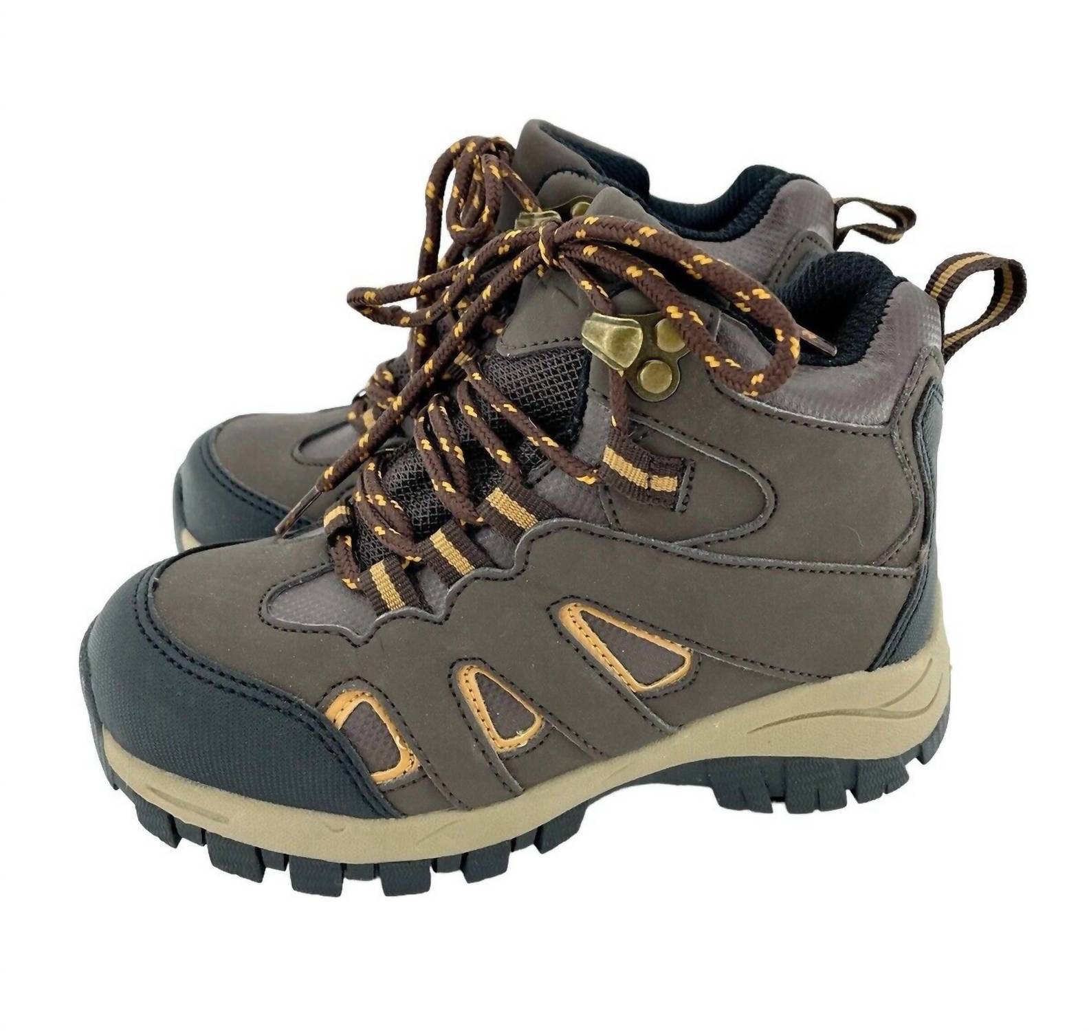 

Deer Stags Детские зимние водонепроницаемые ботинки на шнуровке до щиколотки, коричневые