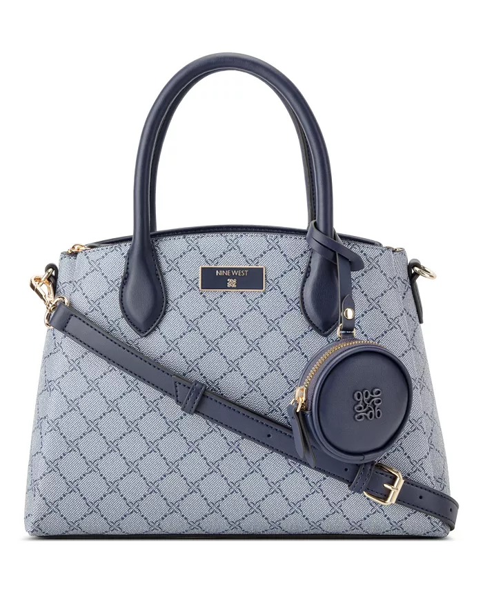 

Сумка Mary Medium Satchel Nine West, синий
